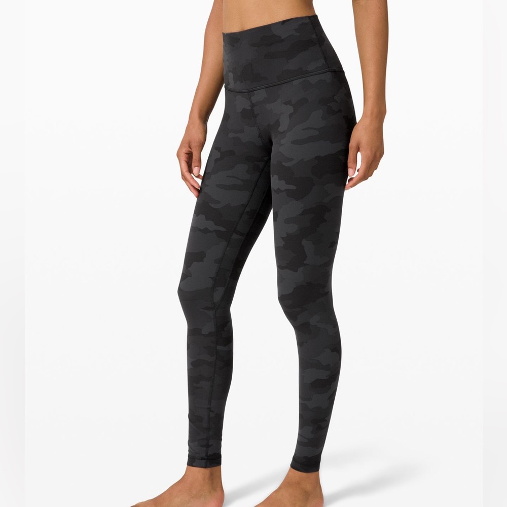 Lululemon Black Camo Align Leggings